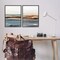 Stupell Industries Coastal Beach Impression 2pc Framed Giclee Wall Art Set Design by Ethan Harper